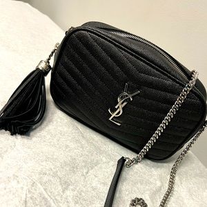 SAINT LAURENT leather Cámara bag✨